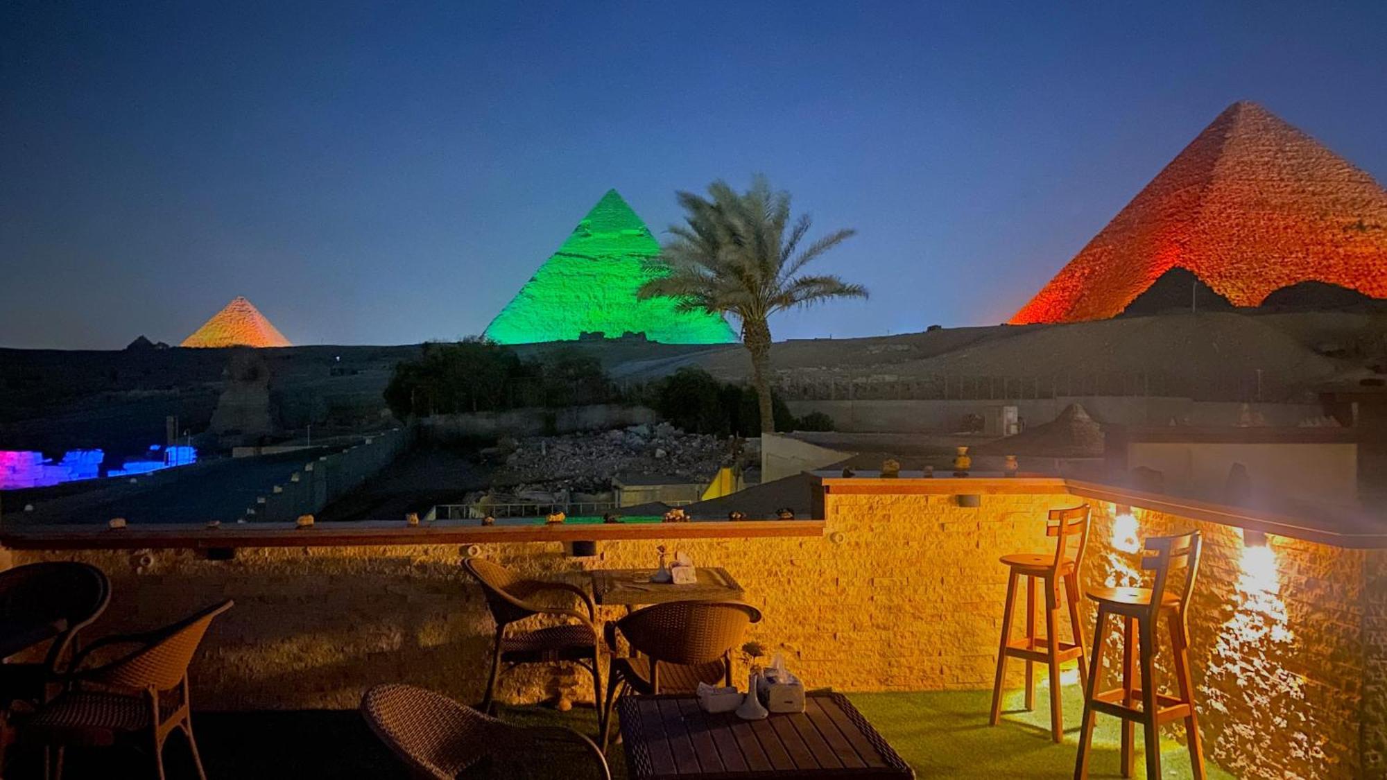 Seven Pyramids Panoramic View Inn Kafrat al Jabal Exterior photo