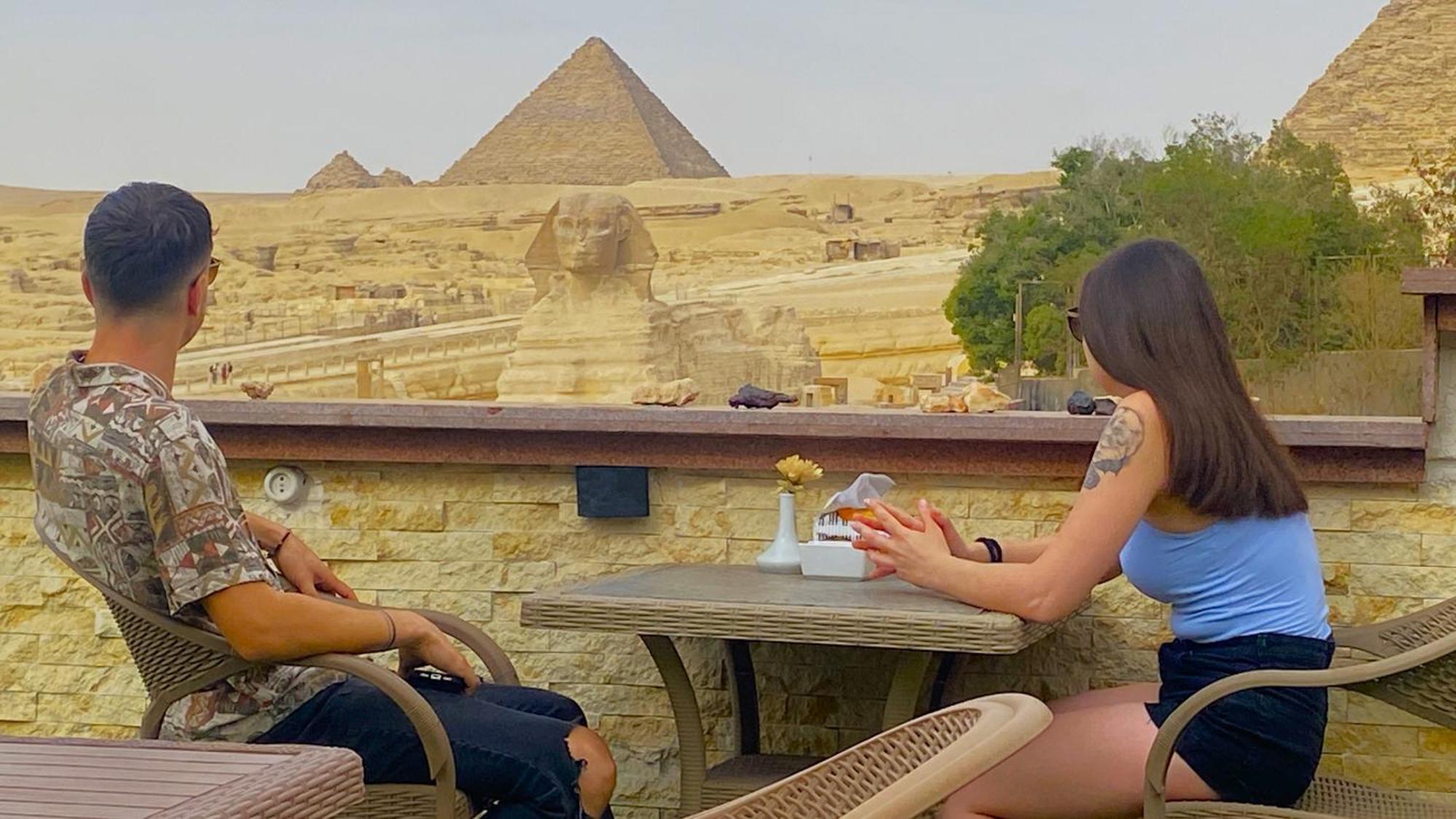 Seven Pyramids Panoramic View Inn Kafrat al Jabal Exterior photo